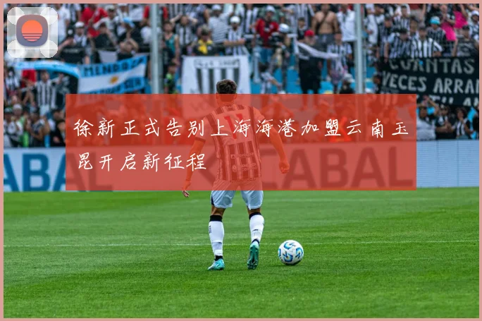 徐新正式告别上海海港加盟云南玉昆开启新征程